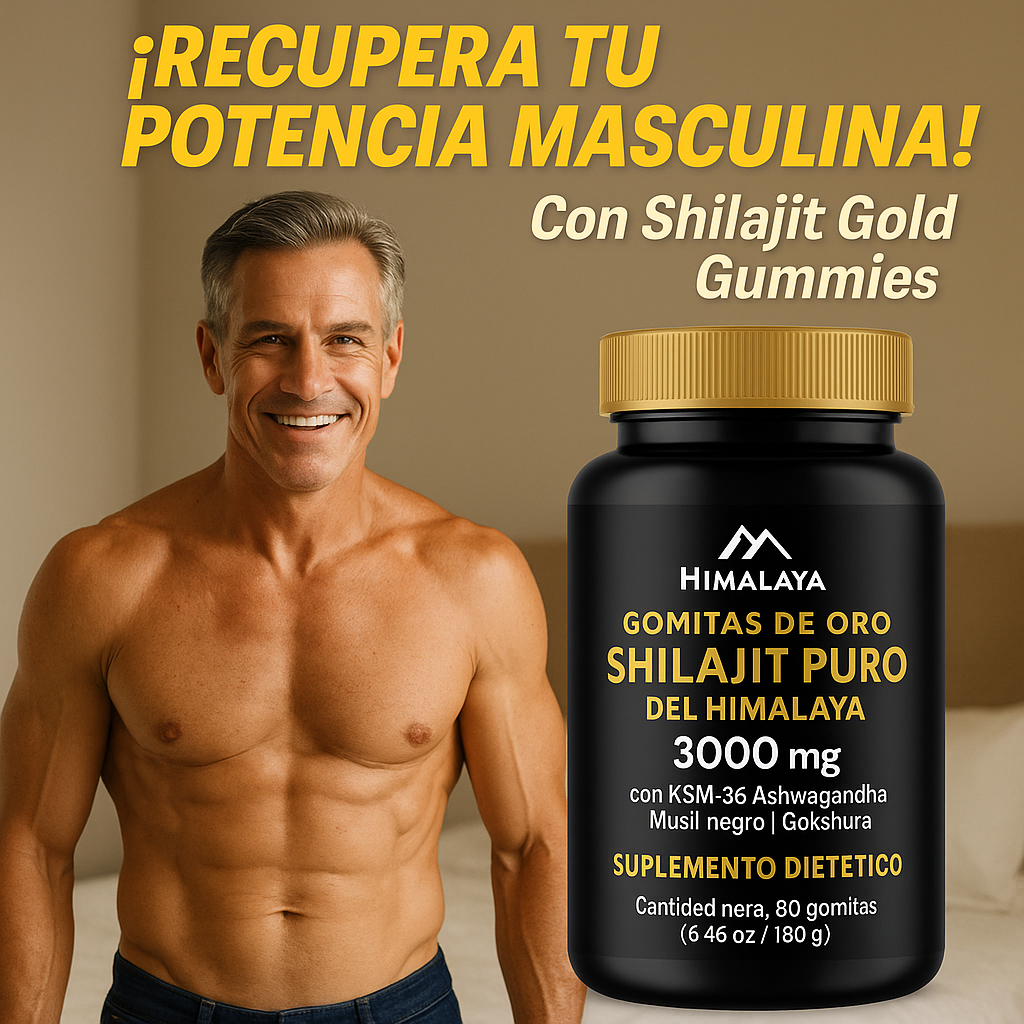 Gomitas Shilajit del Himalaya 100 % naturales
