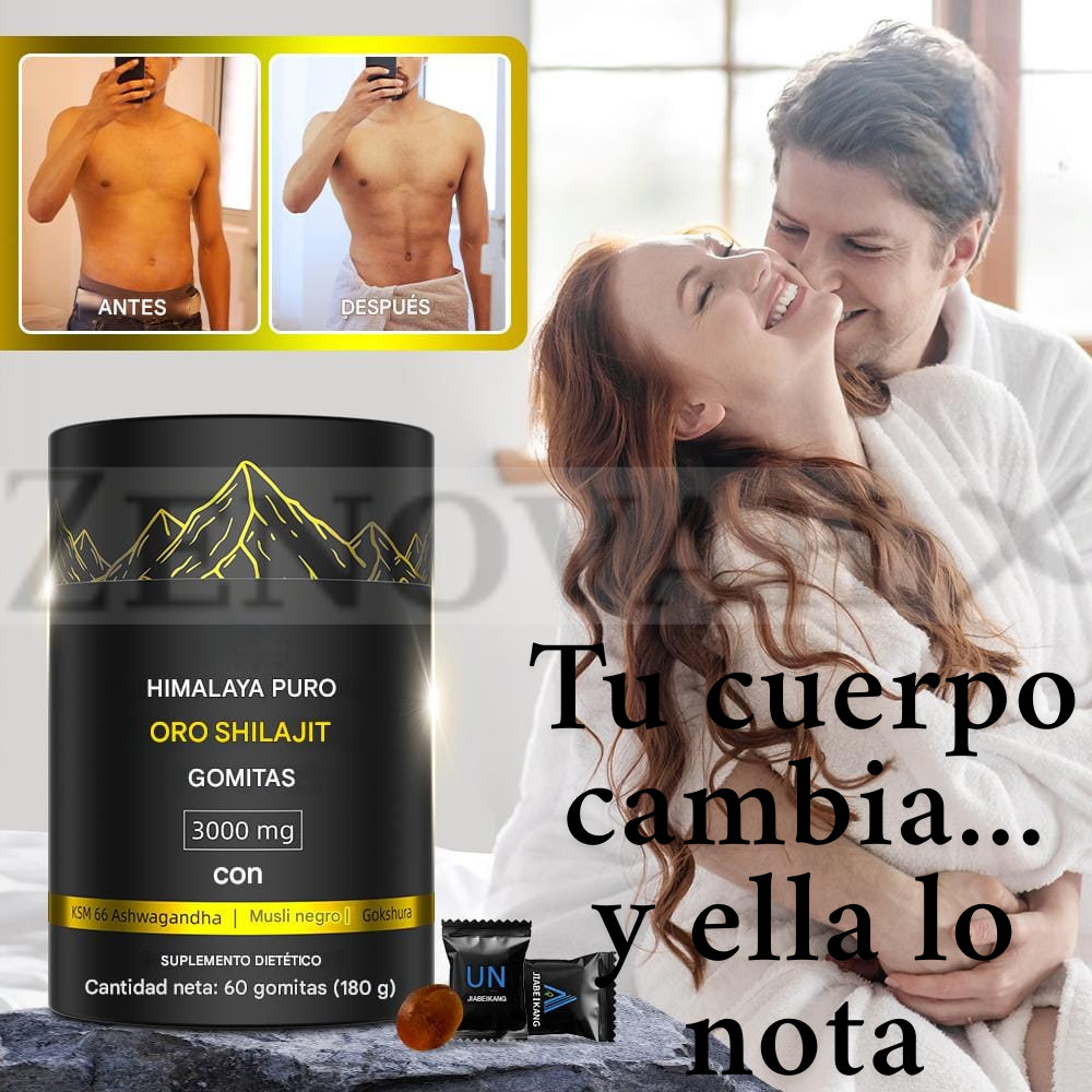 Gomitas Shilajit del Himalaya 100 % naturales