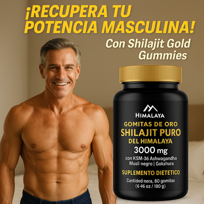 Gomitas Shilajit del Himalaya 100 % naturales