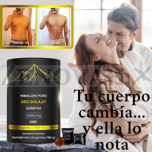 Gomitas Shilajit del Himalaya 100 % naturales